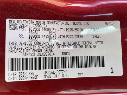 Used 2020 Toyota Tundra Platinum image 12