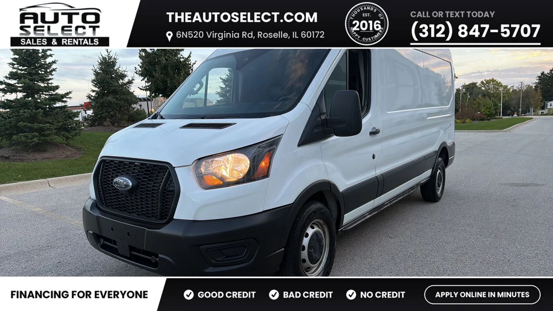 Used 2021 Ford Transit 250 Medium Roof RWD image 1