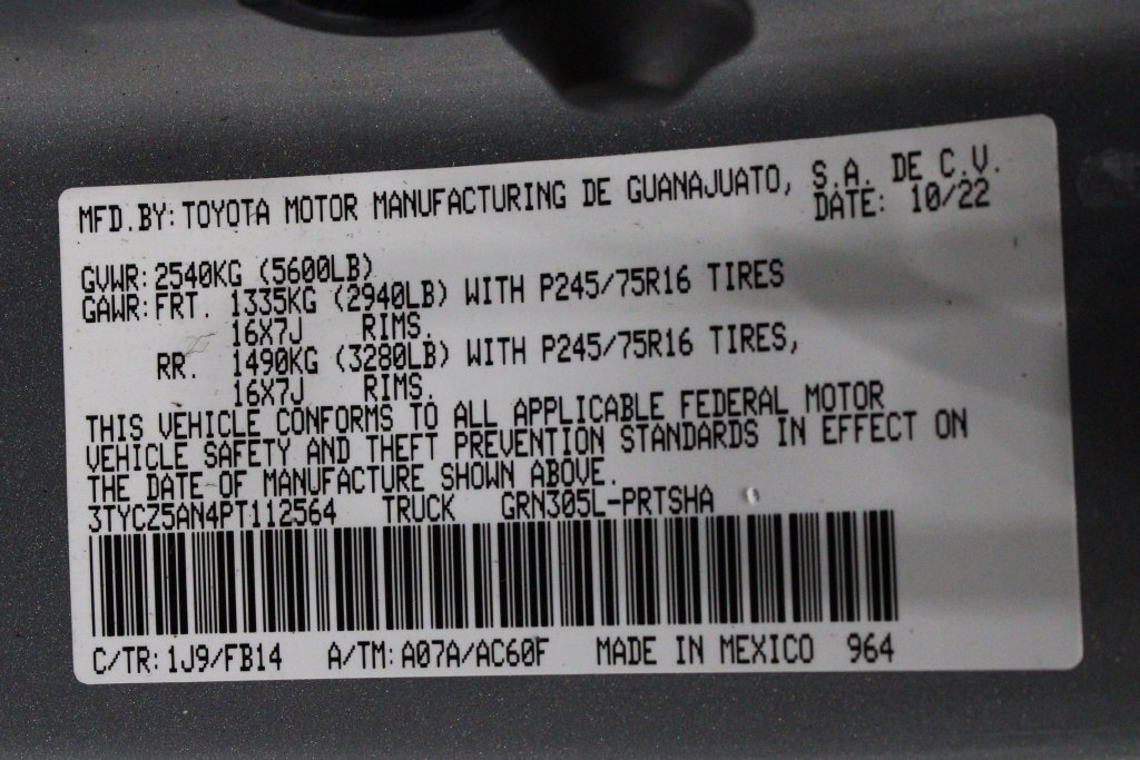 Used 2023 Toyota Tacoma SR AWD/4WD image 44