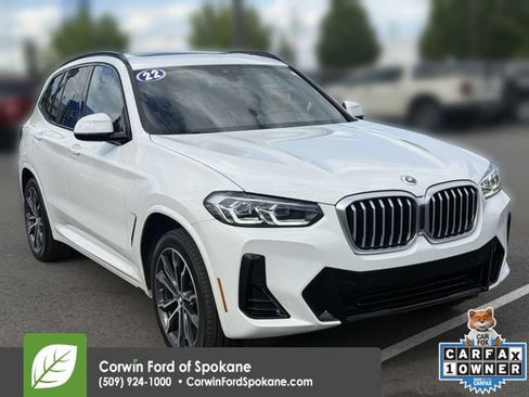 Used 2022 BMW X3 xDrive30i w/ M Sport Package 2 AWD/4WD image 1
