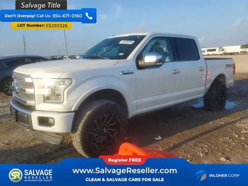 Used 2016 Ford F150 Platinum w/ Equipment Group 701A Luxury AWD/4WD image 1
