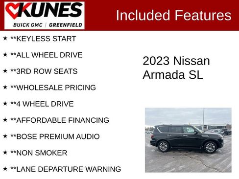 Used 2023 Nissan Armada SL image 3