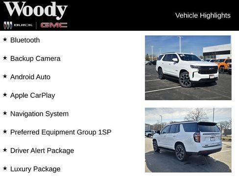 Used 2022 Chevrolet Tahoe RST w/ Luxury Package AWD/4WD image 3