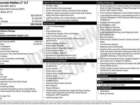 Certified 2024 Chevrolet Malibu LT image 2