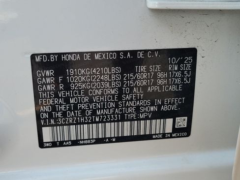 Used 2026 Honda HR-V LX image 32