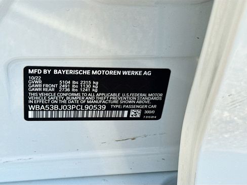 Used 2023 BMW 540i w/ M Sport Package RWD image 45