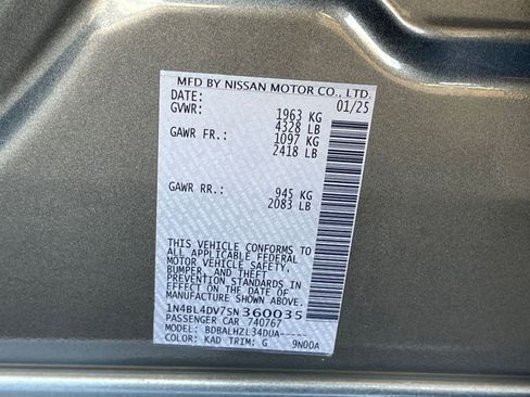 Used 2025 Nissan Altima 2.5 SV image 29