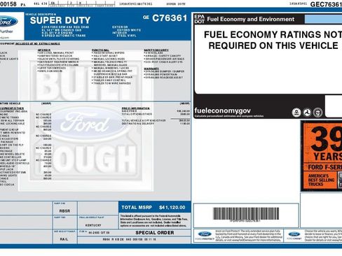 Used 2016 Ford F350 XL w/ Power Equipment Group AWD/4WD image 5