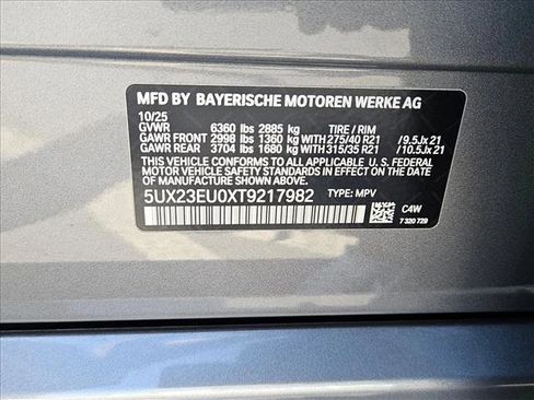 Certified 2026 BMW X5 xDrive40i w/ M Sport Package AWD/4WD image 23