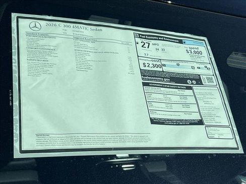 Used 2026 Mercedes-Benz C 300 4MATIC Sedan image 17