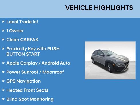 Used 2023 Hyundai Kona SEL w/ Convenience Package AWD/4WD image 2