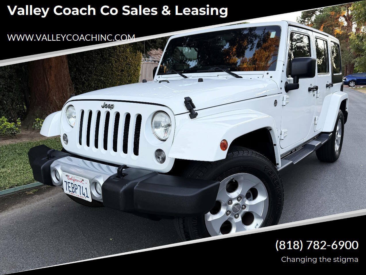Used 2014 Jeep Wrangler Unlimited Sahara w/ Connectivity Group AWD/4WD image 1