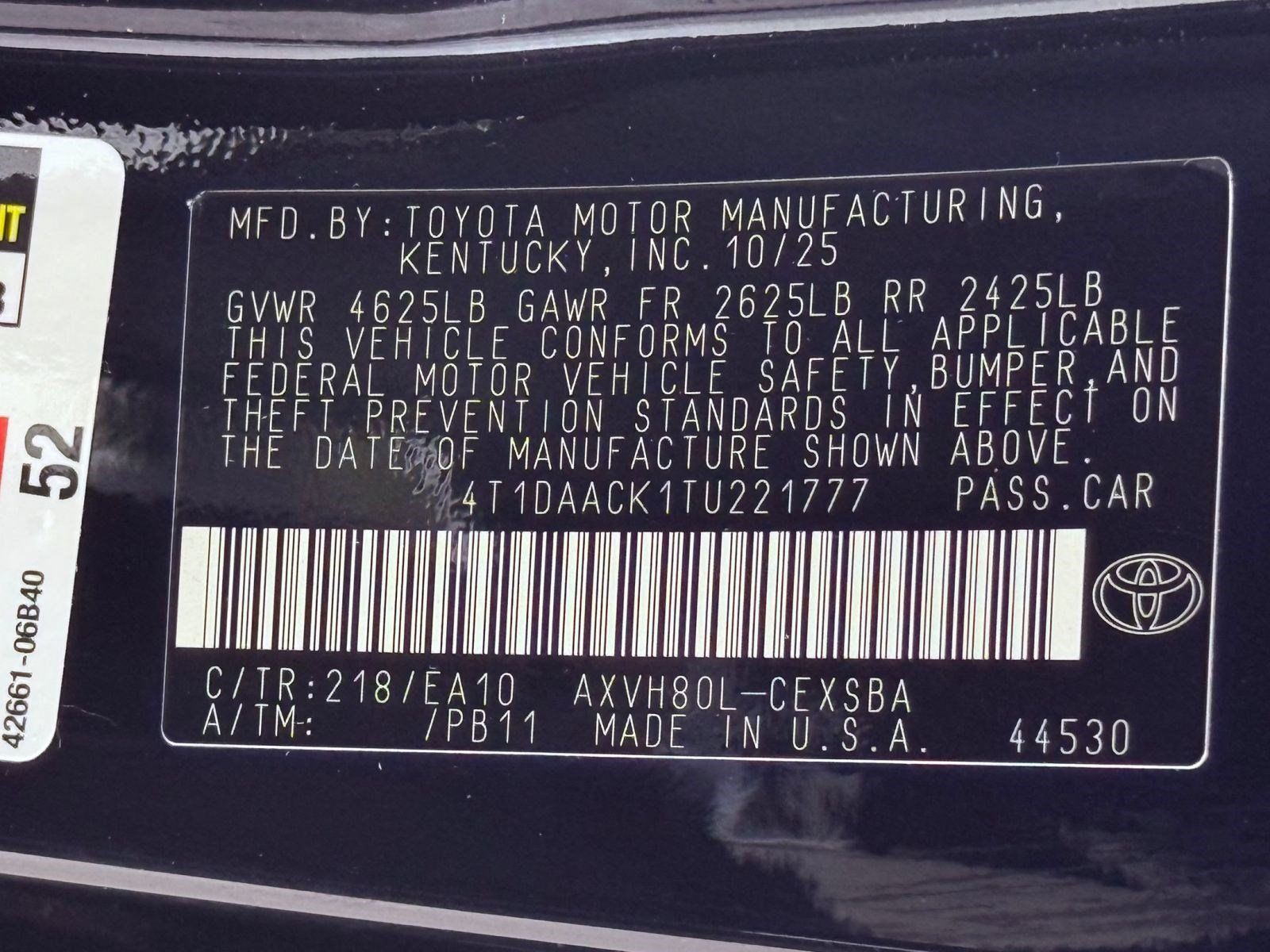 Used 2026 Toyota Camry SE w/ Multimedia Upgrade Package FWD image 27