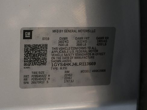 Used 2020 Cadillac Escalade ESV Luxury image 55