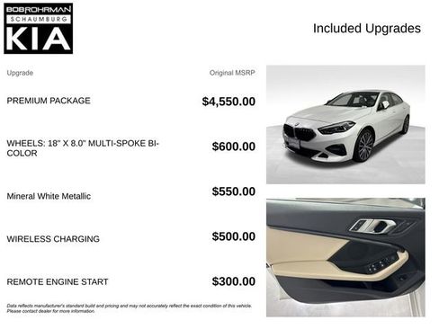 Used 2021 BMW 228i Gran Coupe w/ Premium Package FWD image 4
