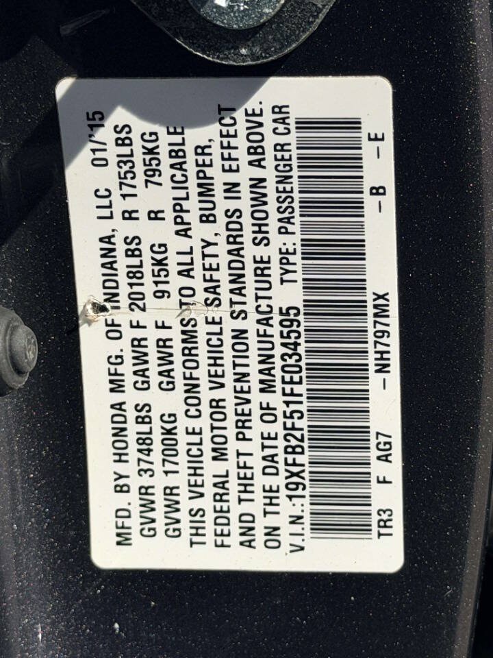 Used 2015 Honda Civic LX image 19