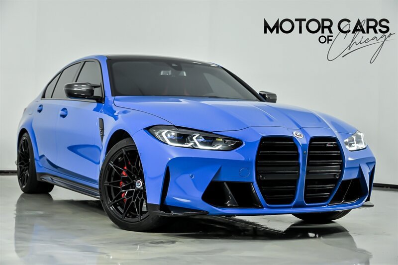 Used 2022 BMW M3 Competition w/ M Carbon Exterior Package AWD/4WD image 1