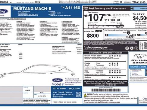 New 2026 Ford Mustang Mach-E Select RWD image 4