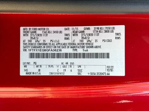 Used 2016 Ford F150 XLT w/ Equipment Group 302A Luxury image 30