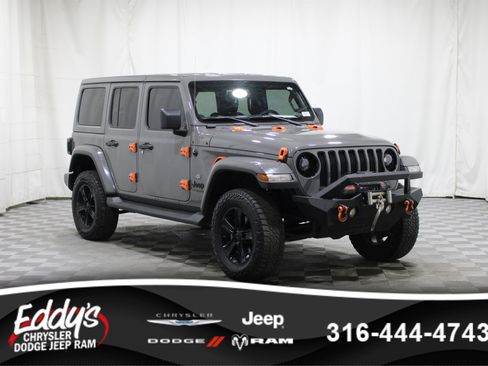 Used 2021 Jeep Wrangler Unlimited Sahara image 1