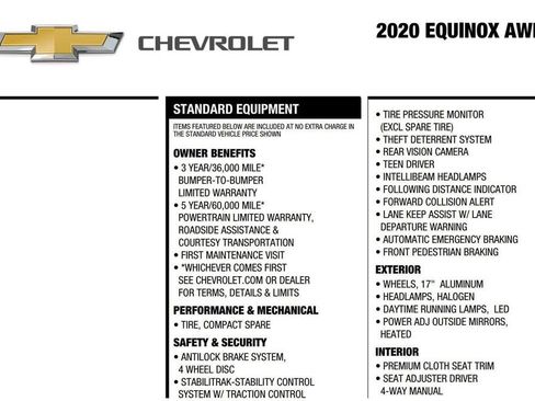 Used 2020 Chevrolet Equinox LS w/ LS Convenience Package image 17