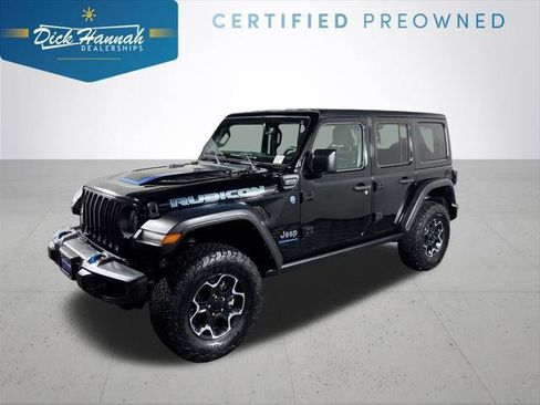 Certified 2023 Jeep Wrangler Unlimited Rubicon 4xe AWD/4WD image 1