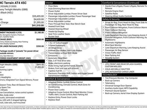 Used 2024 GMC Terrain AT4 w/ Infotainment Package II AWD/4WD image 43