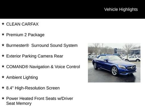 Used 2017 Mercedes-Benz C 300 4MATIC Cabriolet image 5