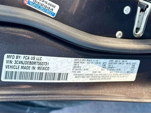 Used 2021 Jeep Compass 80th Special Edition w/ Sun and Sound Group image 35