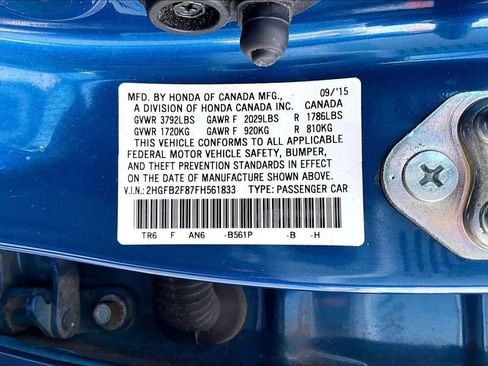 Used 2015 Honda Civic EX image 35