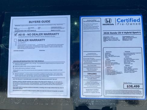 Certified 2026 Honda CR-V Sport-L image 37