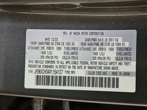 Used 2024 MAZDA CX-90 3.3 Turbo w/ Preferred Plus image 12