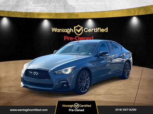 Used 2022 INFINITI Q50 Red Sport 400 w/ Cargo Package image 3