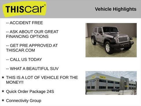 Used 2017 Jeep Wrangler Unlimited Sport w/ Quick Order Package 24S image 9