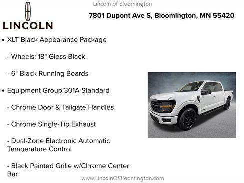 Used 2025 Ford F150 XLT w/ Equipment Group 301A Standard AWD/4WD image 9