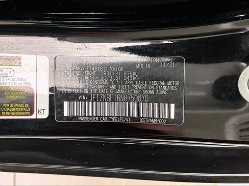 Used 2022 Toyota GR86 Premium w/ ALL Weather Mat Package (TMS) RWD image 30