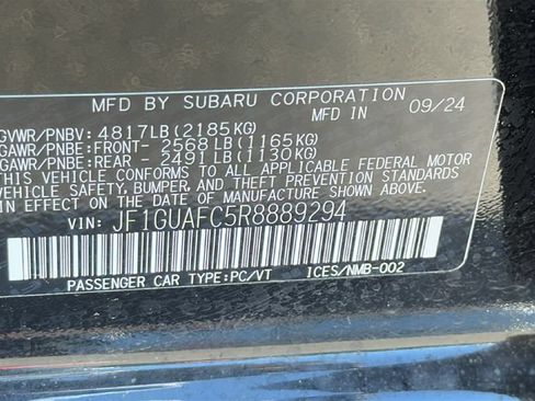 Used 2024 Subaru Impreza 2.0i Sport w/ Popular Package #1 AWD/4WD image 30