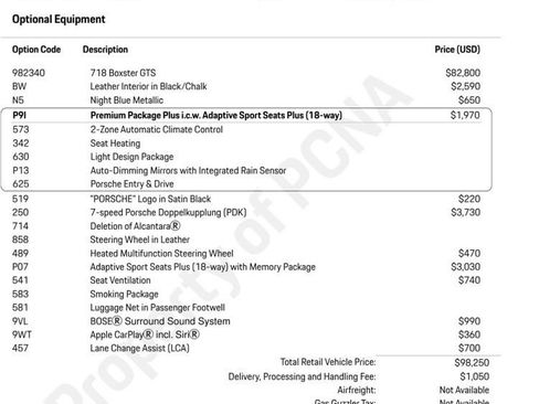 Used 2019 Porsche 718 Boxster GTS RWD image 3