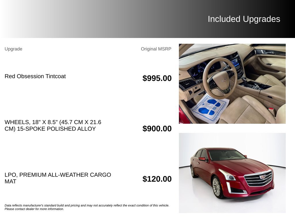 Used 2016 Cadillac CTS Luxury RWD image 5