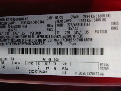 Used 2022 Ford F150 XLT w/ Equipment Group 302A High image 46