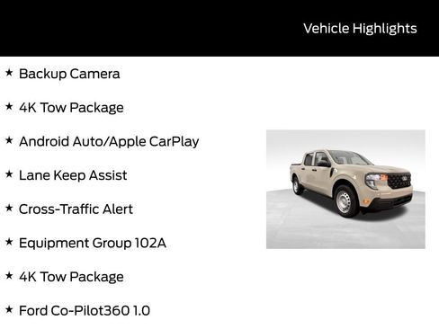 New 2025 Ford Maverick XL w/ 4K Tow Package image 6