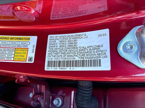 Certified 2023 Honda Accord EX image 34