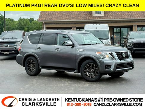 Used 2020 Nissan Armada Platinum w/ Captain's Chairs Package AWD/4WD image 1