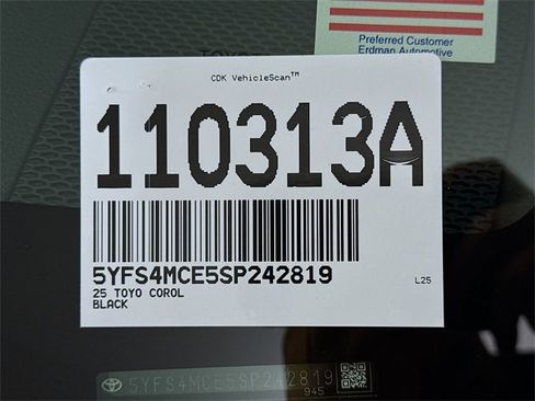 Certified 2025 Toyota Corolla SE image 31
