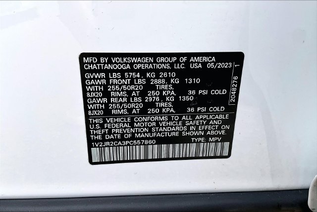 Used 2023 Volkswagen Atlas SE w/ Panoramic Sunroof Package FWD image 19