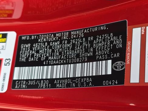 New 2026 Toyota Camry XSE FWD image 35