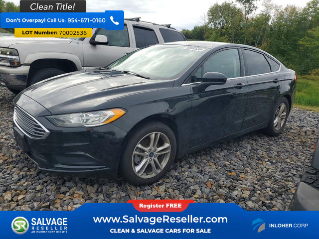 Used 2018 Ford Fusion SE w/ Fusion SE Technology Package FWD image 1