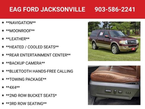 Used 2011 Ford Expedition EL King Ranch w/ 401A Rapid Spec Order Code AWD/4WD image 4