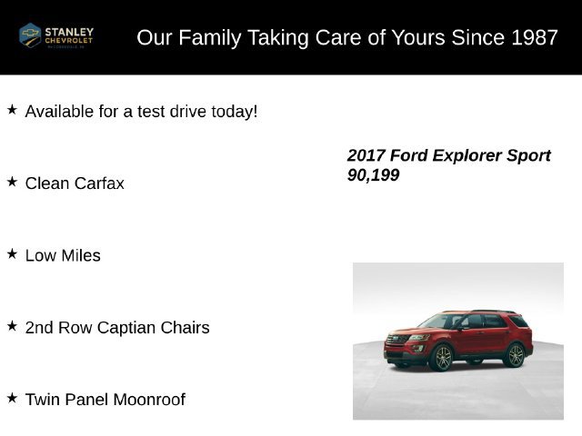 Used 2017 Ford Explorer Sport AWD/4WD image 2