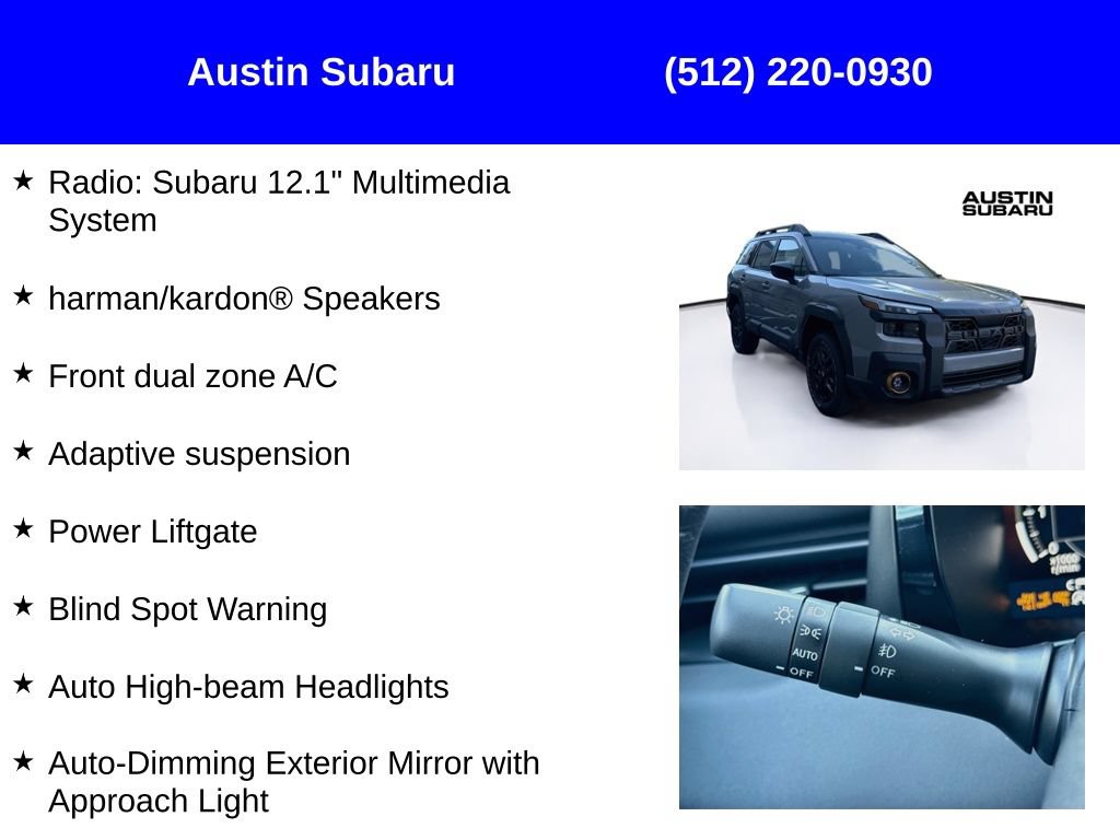 New 2026 Subaru Outback Wilderness AWD/4WD image 17